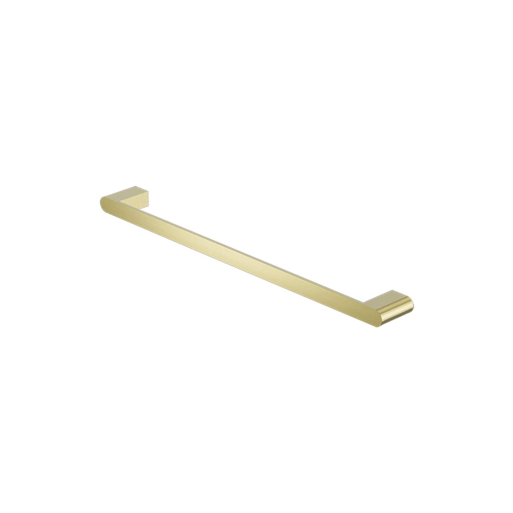 Bianca Single Towel Rail 600mm | Brushed Gold