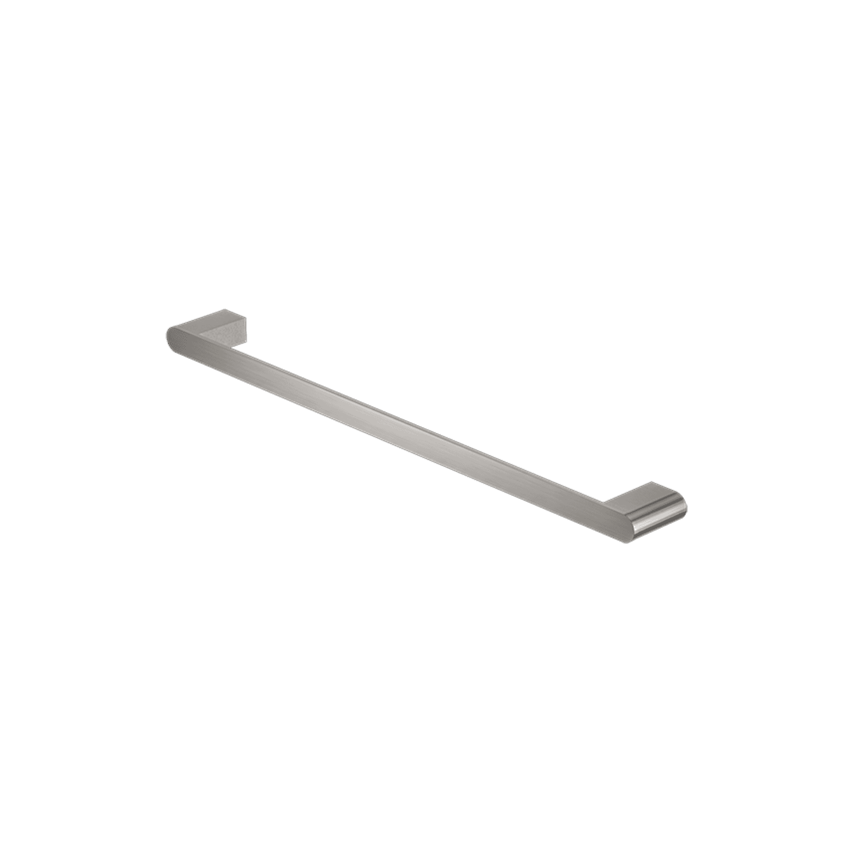 Bianca Single Towel Rail 600mm | Brushed Nickel