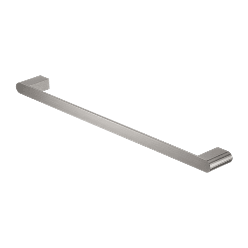 Bianca Single Towel Rail 600mm | Brushed Nickel