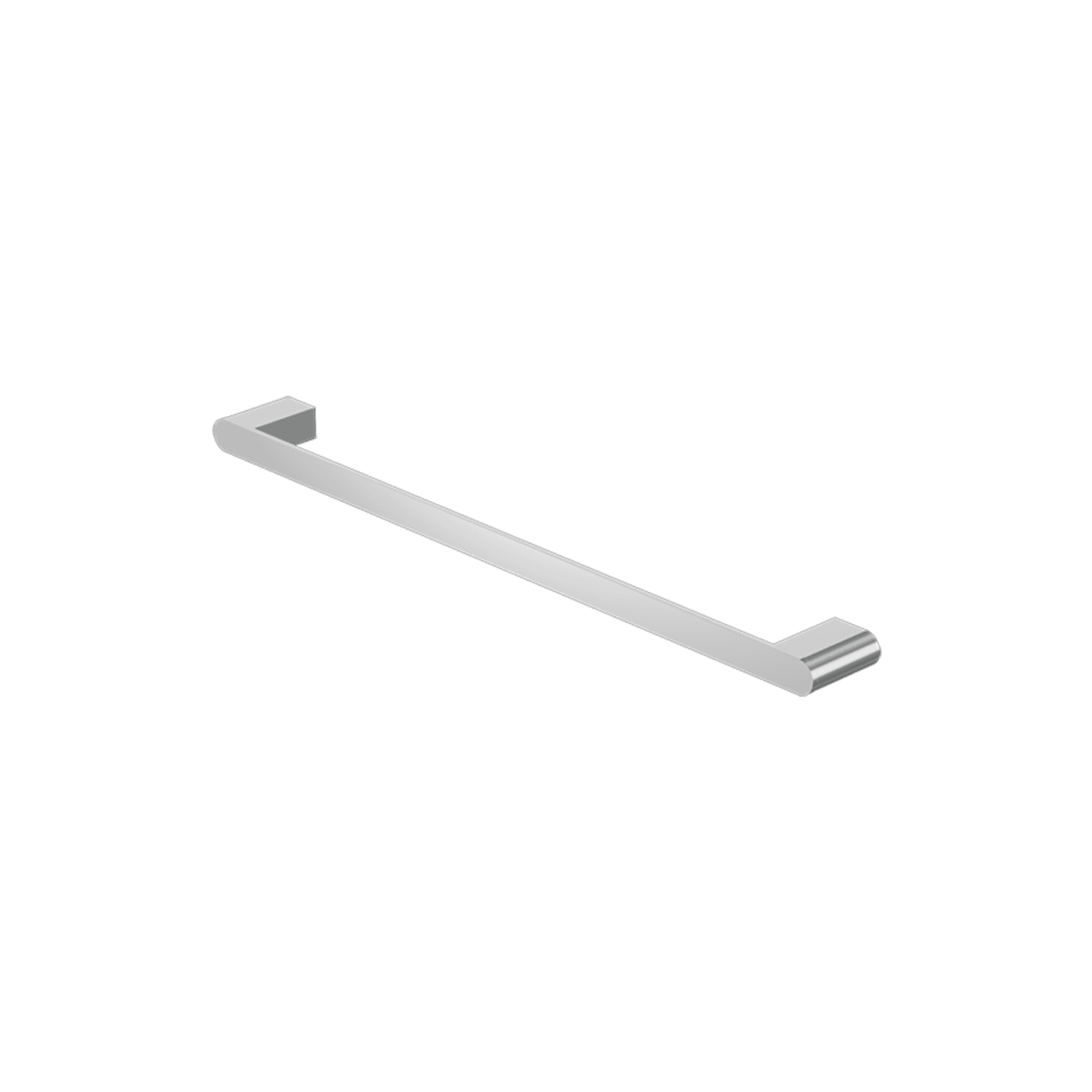 Bianca Single Towel Rail 600mm | Chrome