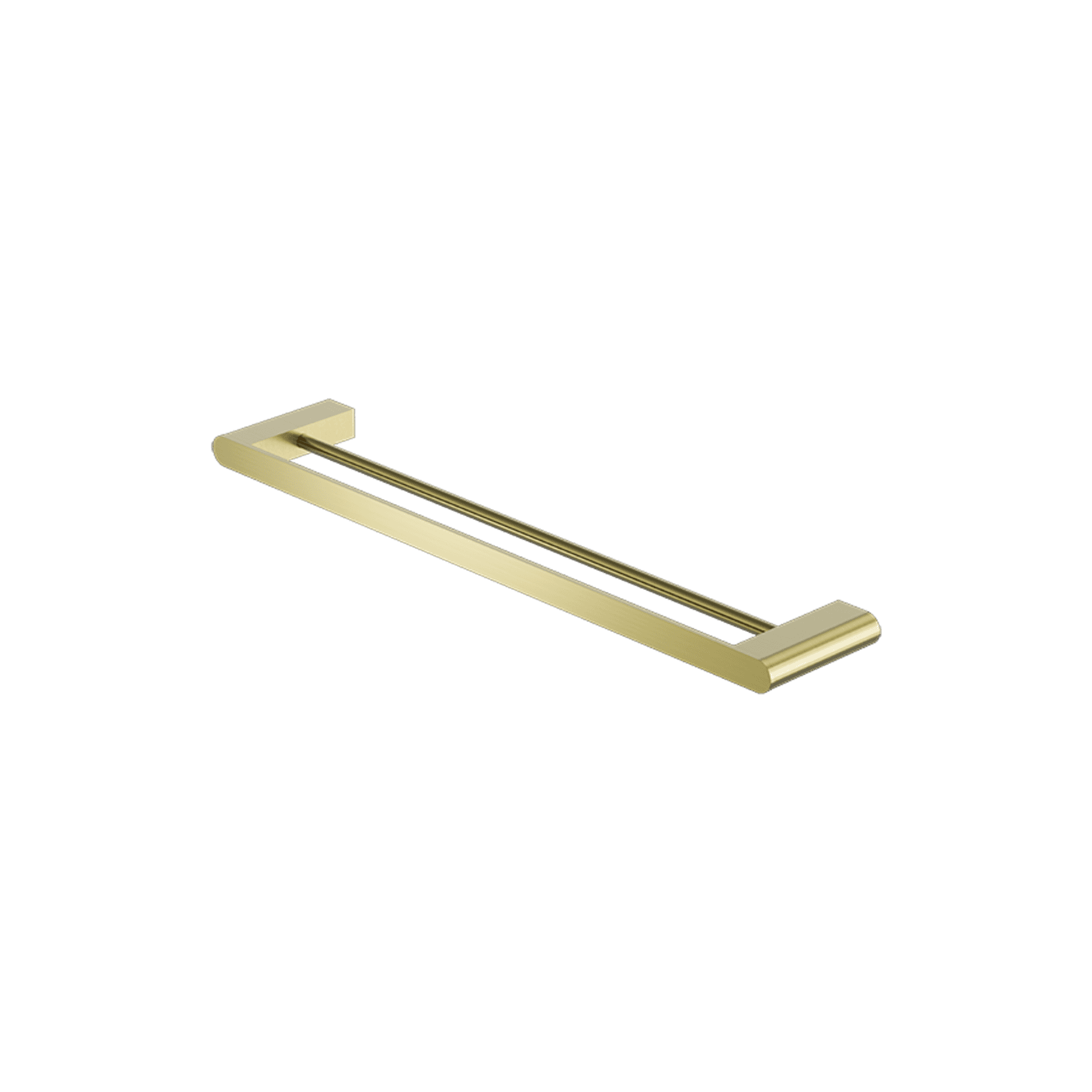 Bianca Double Towel Rail 600mm | Brushed Gold