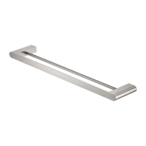 Bianca Double Towel Rail 600mm | Brushed Nickel