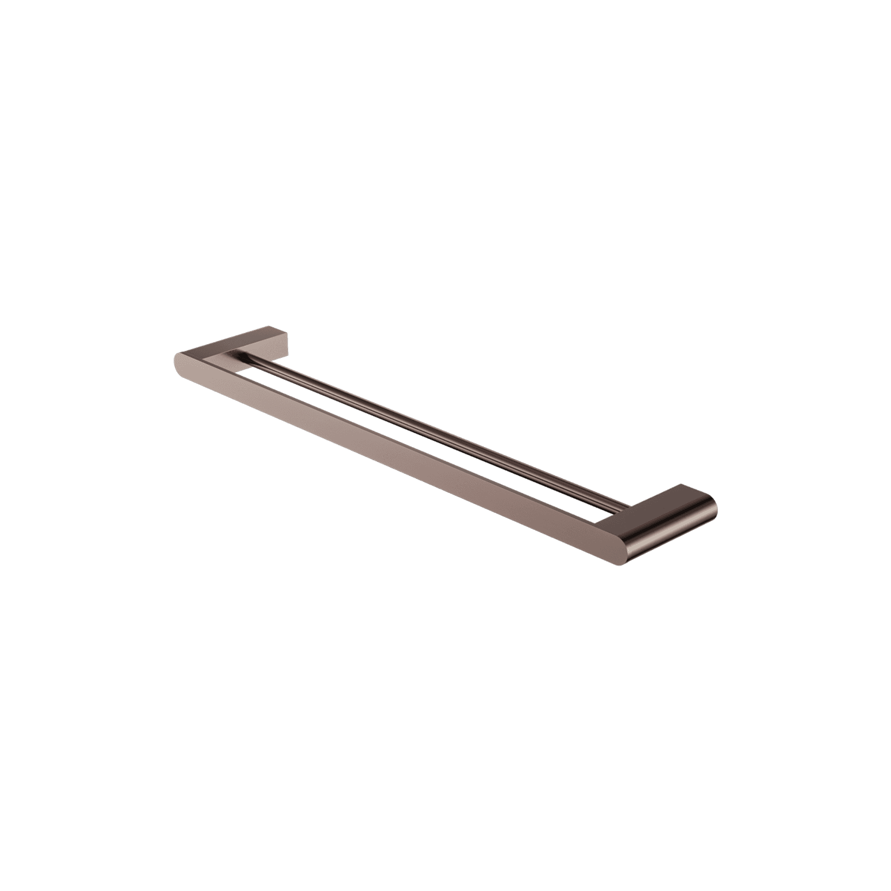 Bianca Double Towel Rail 600mm | Brushed Bronze