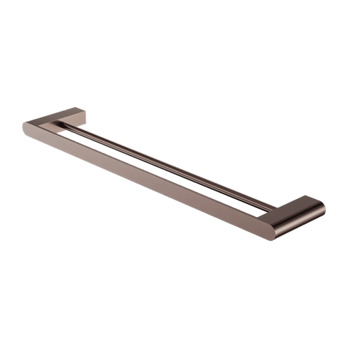 Bianca Double Towel Rail 600mm | Brushed Bronze