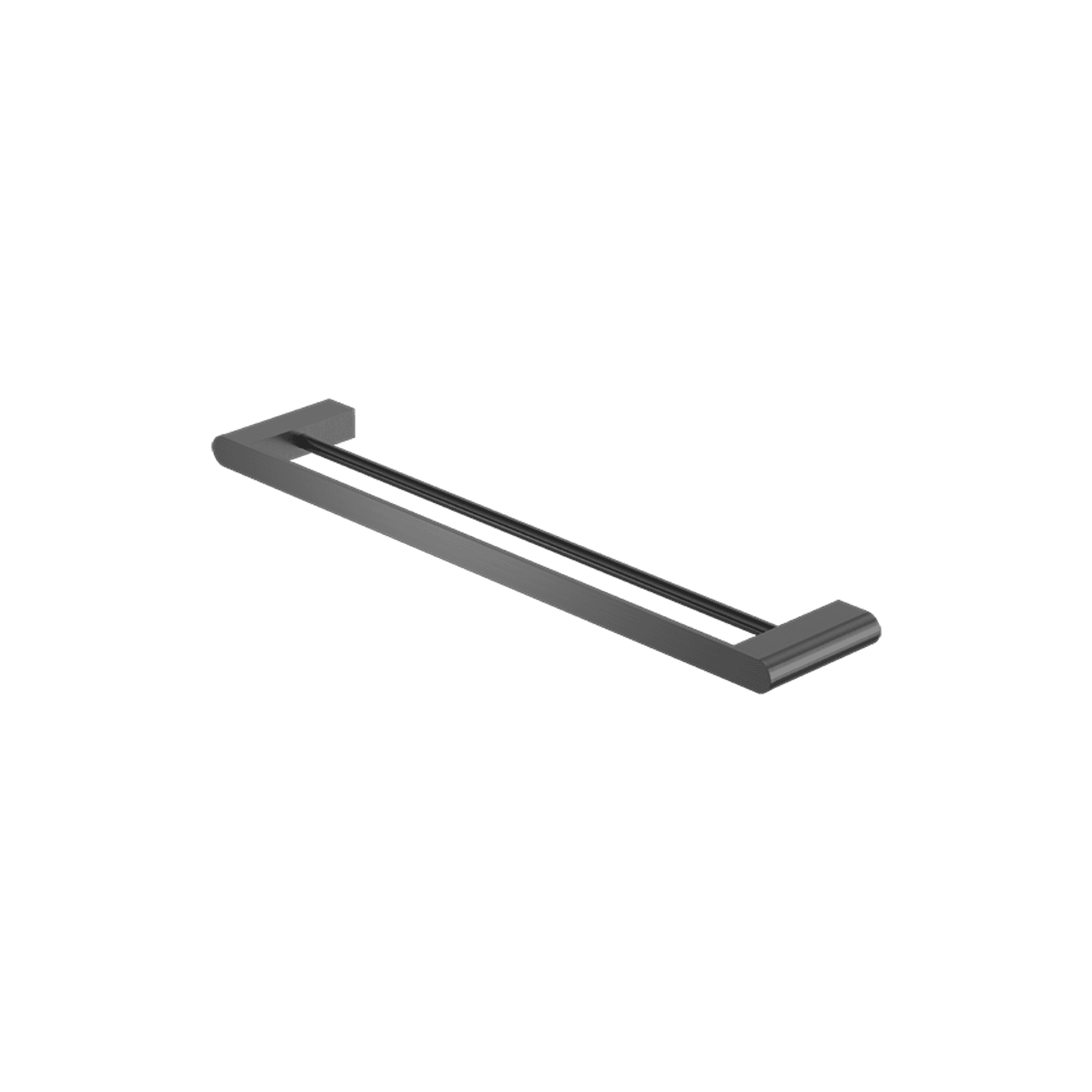 Bianca Double Towel Rail 600mm | Gun Metal