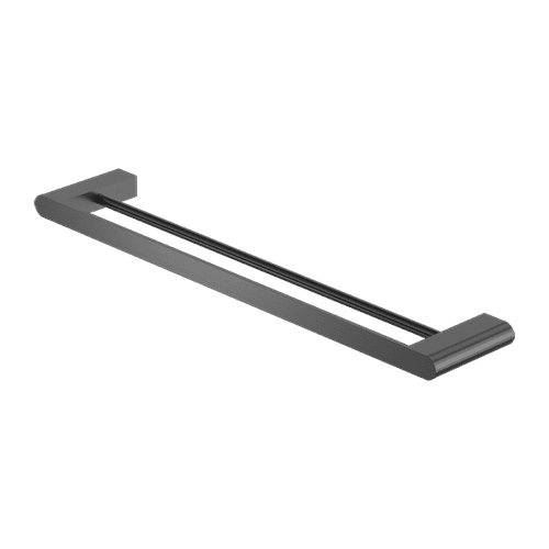 Bianca Double Towel Rail 600mm | Gun Metal