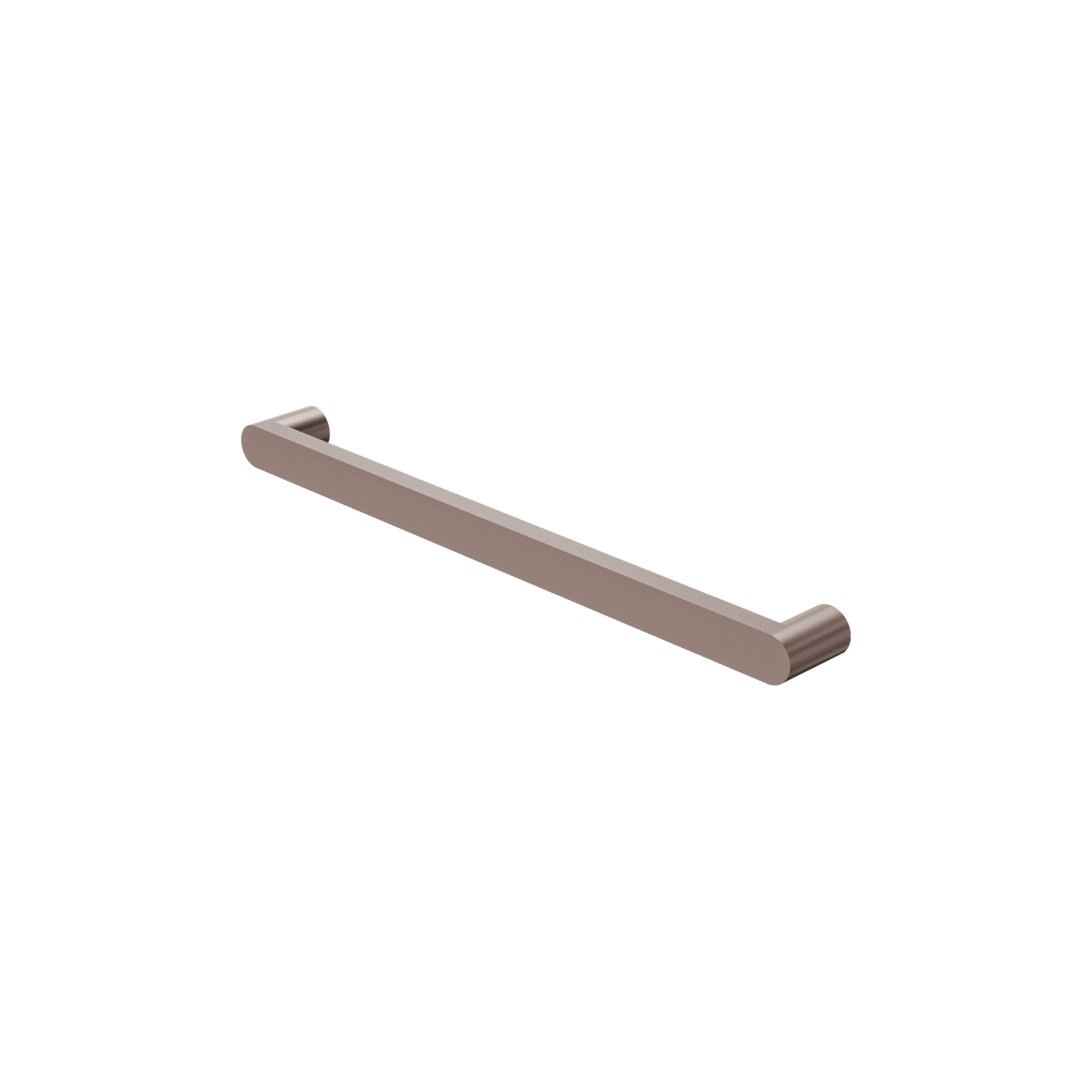 Bianca 240V Single Heated Towel Rail Brushed Bronze