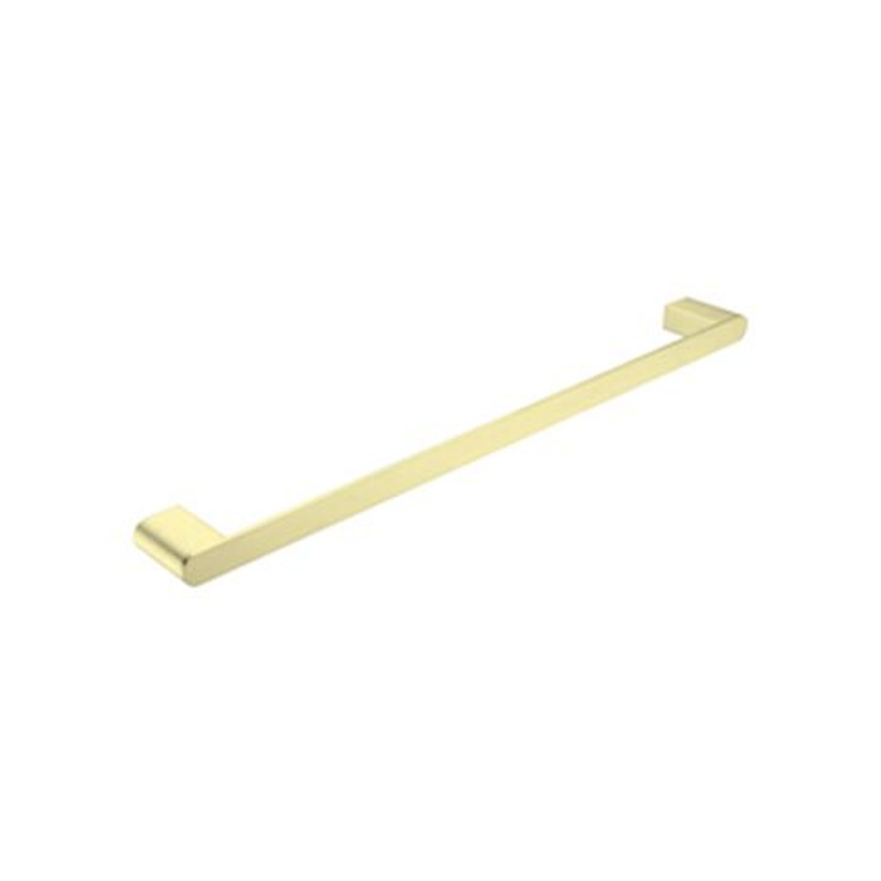 Bianca Single Towel Rail 800mm | Brushed Gold