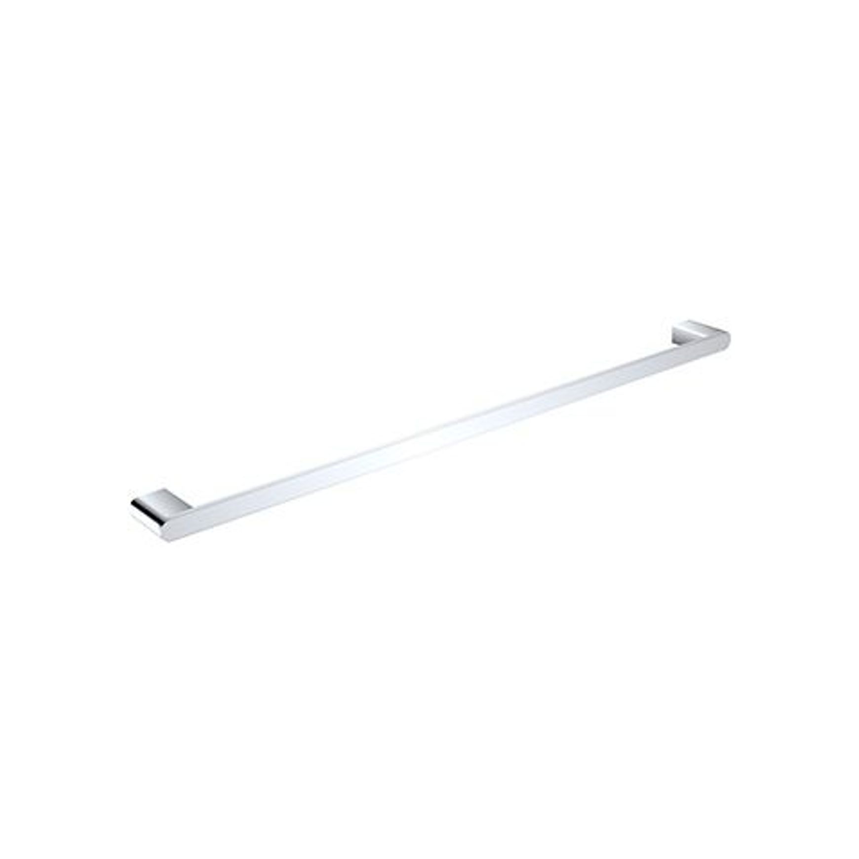 Bianca Single Towel Rail 800mm | Chrome