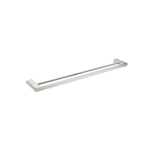 Bianca Double Towel Rail 800mm | Brushed Nickel