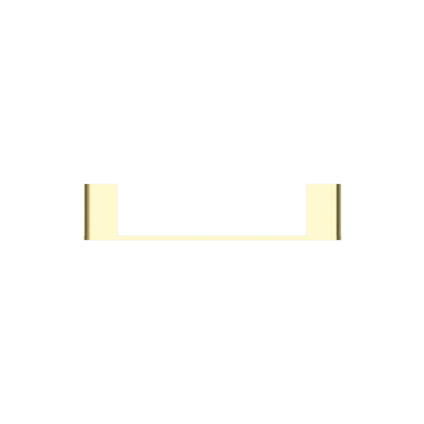 Bianca Hand Towel Rail | Brushed Gold