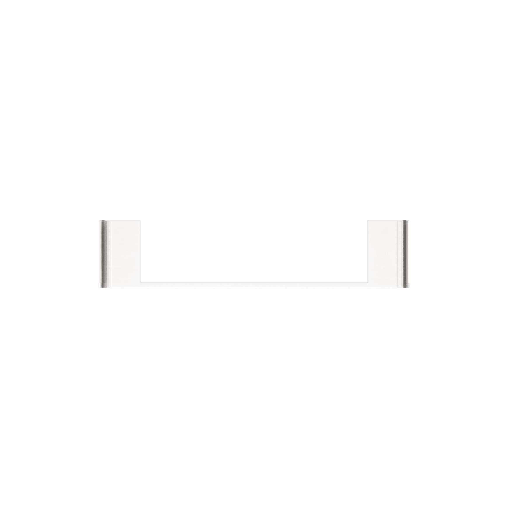 Bianca Hand Towel Rail | Brushed Nickel