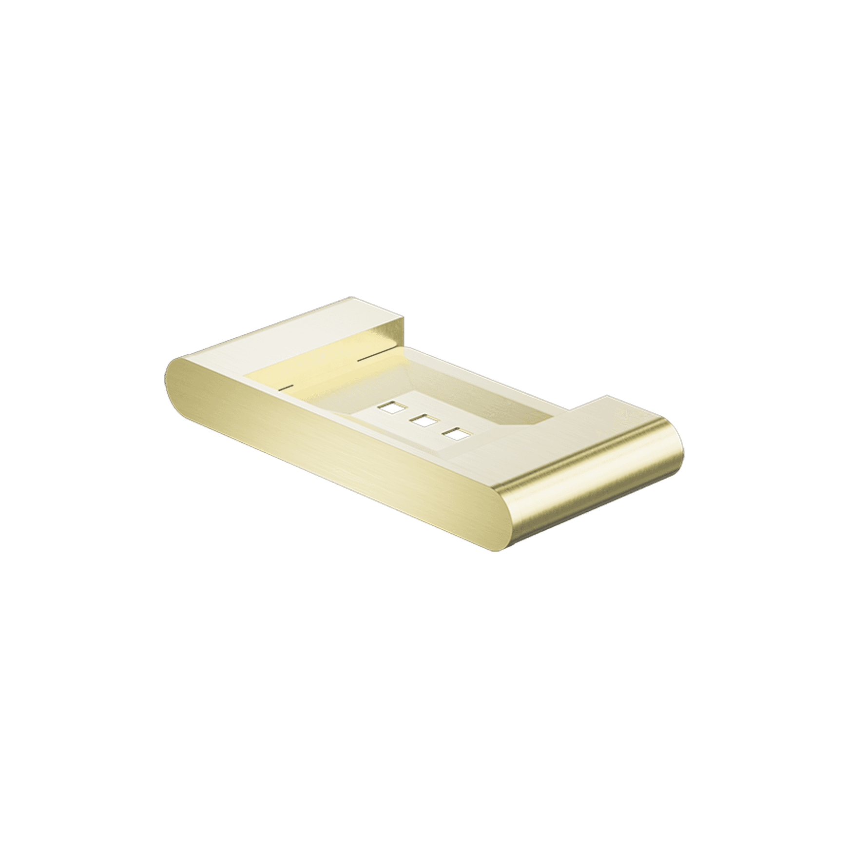 Bianca Soap Dish Holder | Brushed Gold