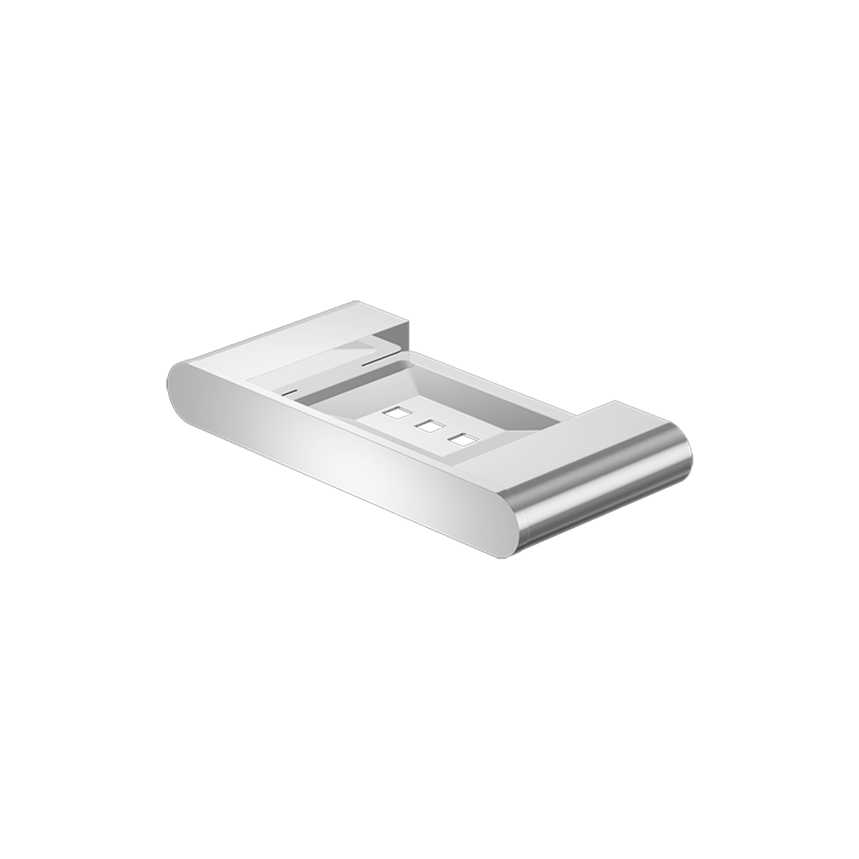 Bianca Soap Dish Holder | Chrome