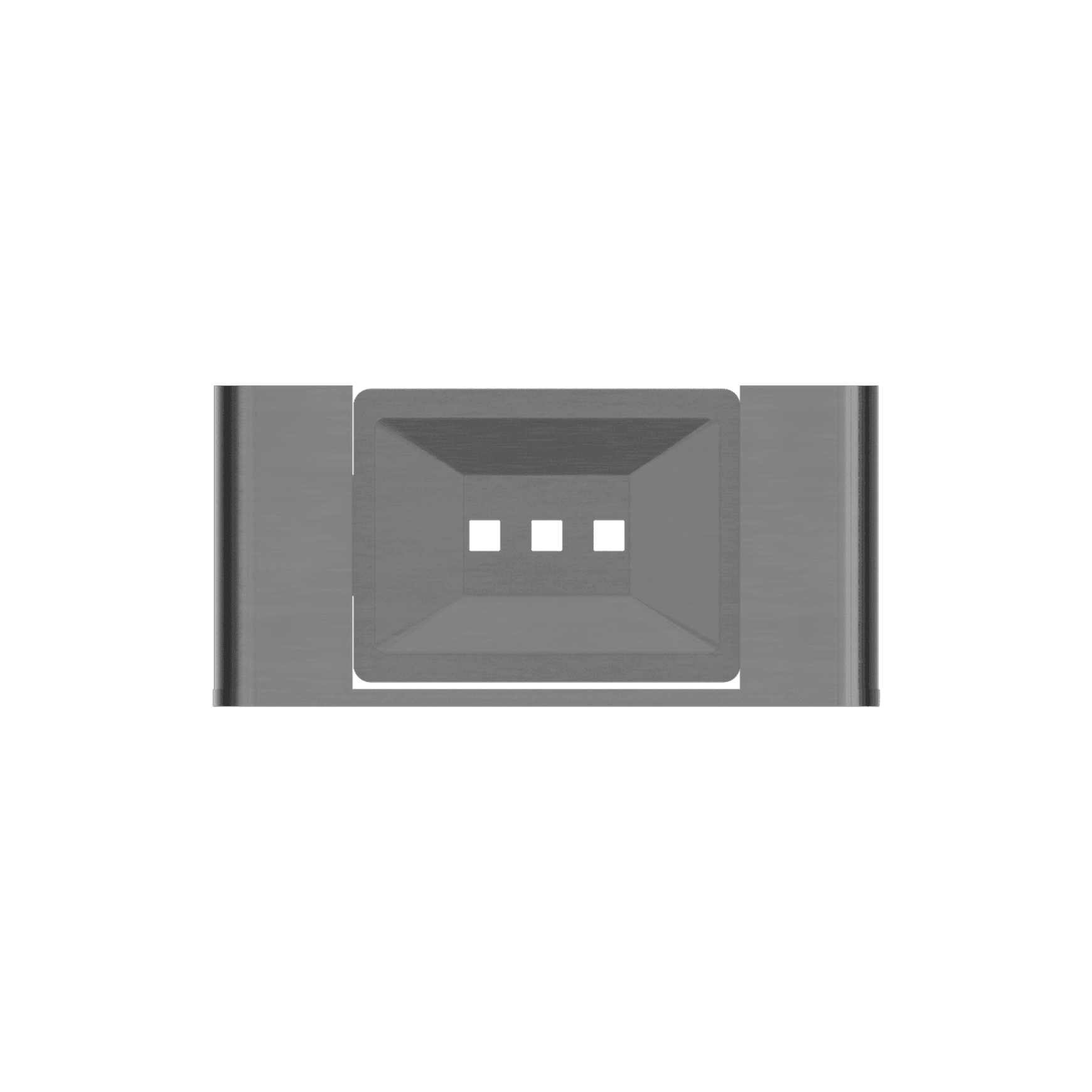 Bianca Soap Dish Holder | Gun Metal