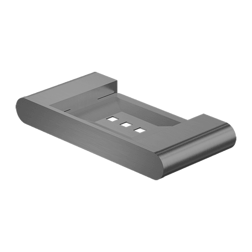 Bianca Soap Dish Holder | Gun Metal