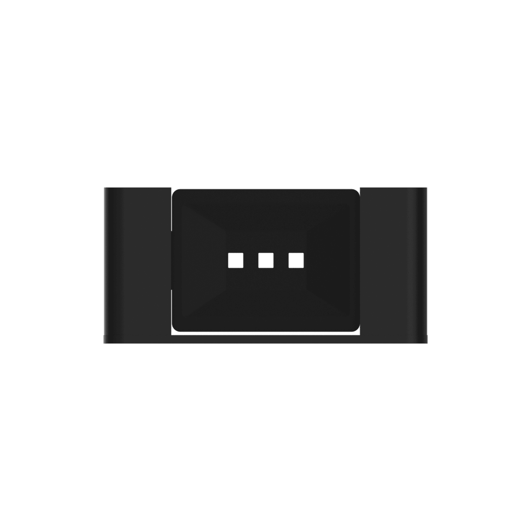 Bianca Soap Dish Holder | Matte Black
