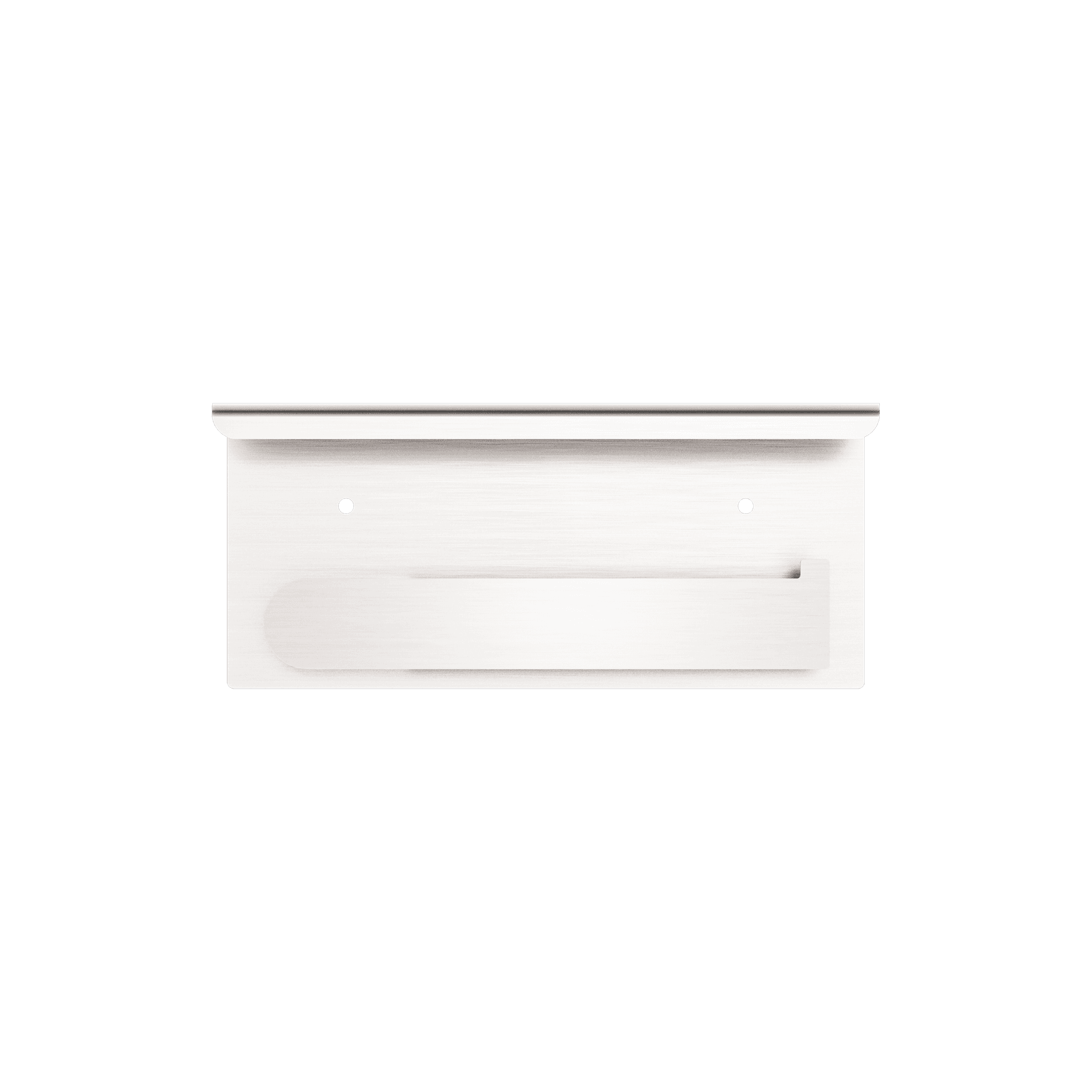 Bianca Toilet Roll Holder & Phone Holder | Brushed Nickel