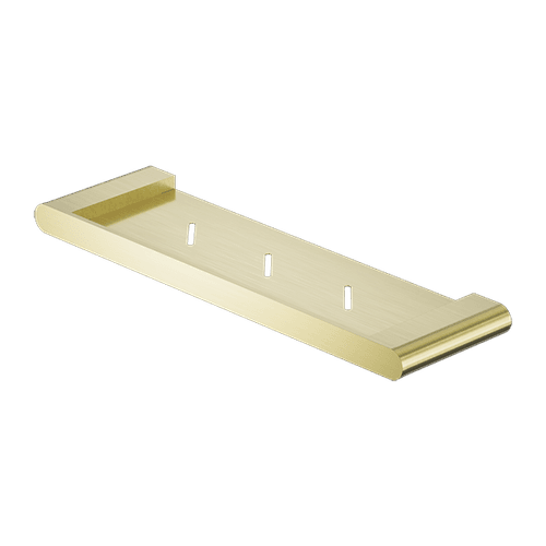 Bianca Metal Shower Shelf | Brushed Gold