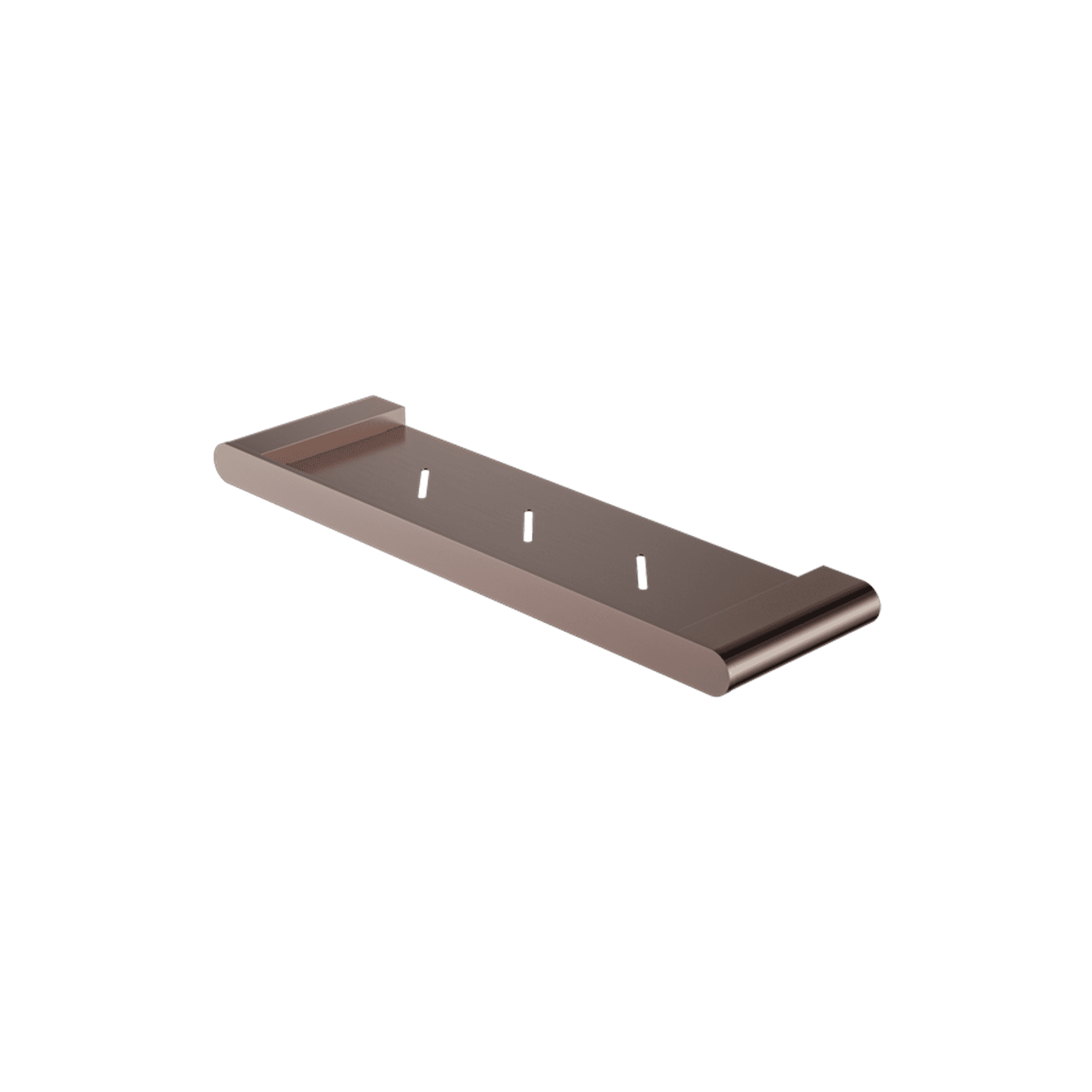 Bianca Metal Shower Shelf | Brushed Bronze