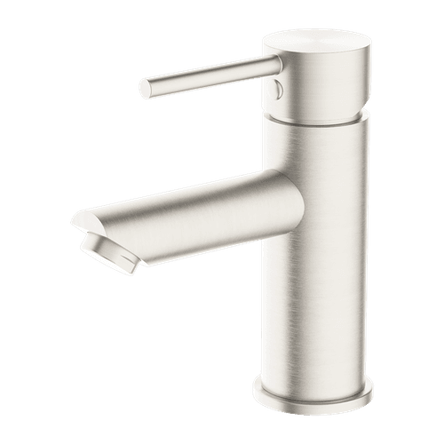 Dolce Basin Mixer Straight Spout All Pressure Brushed Nickel