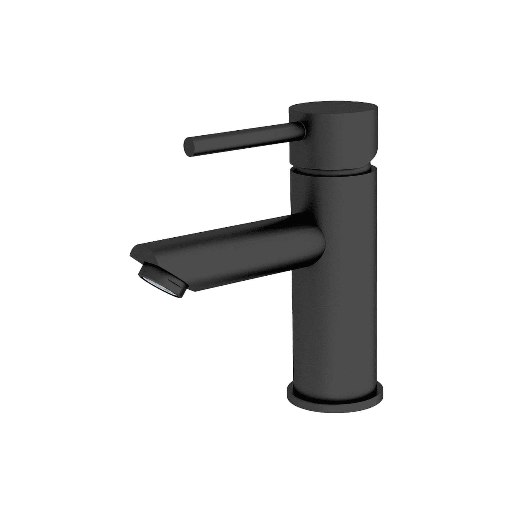 Dolce Basin Mixer Straight Spout All Pressure Matte Black