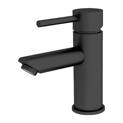 Dolce Basin Mixer Straight Spout All Pressure Matte Black
