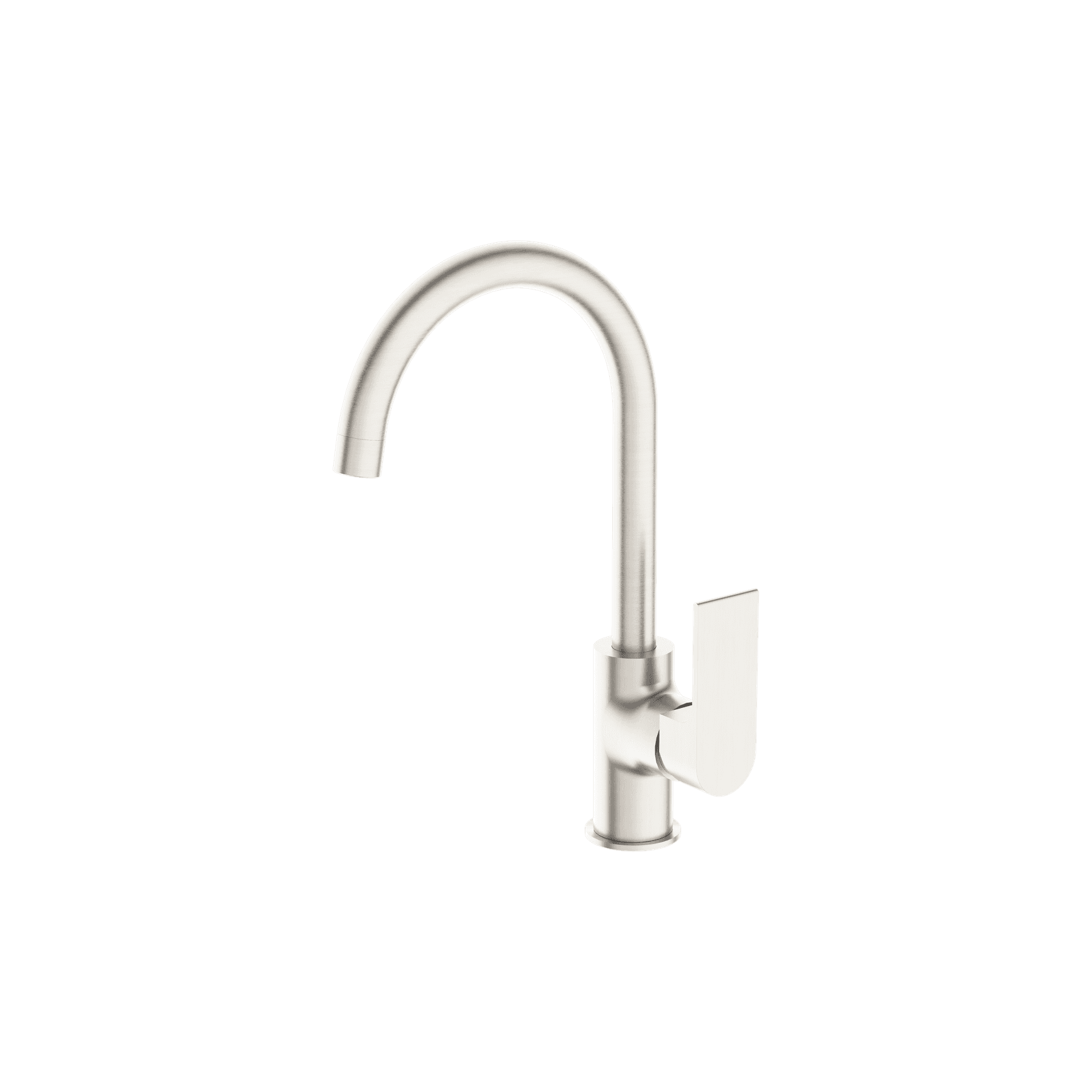Bianca Kitchen Mixer Gooseneck Spout All Pressure Brushed Nickel