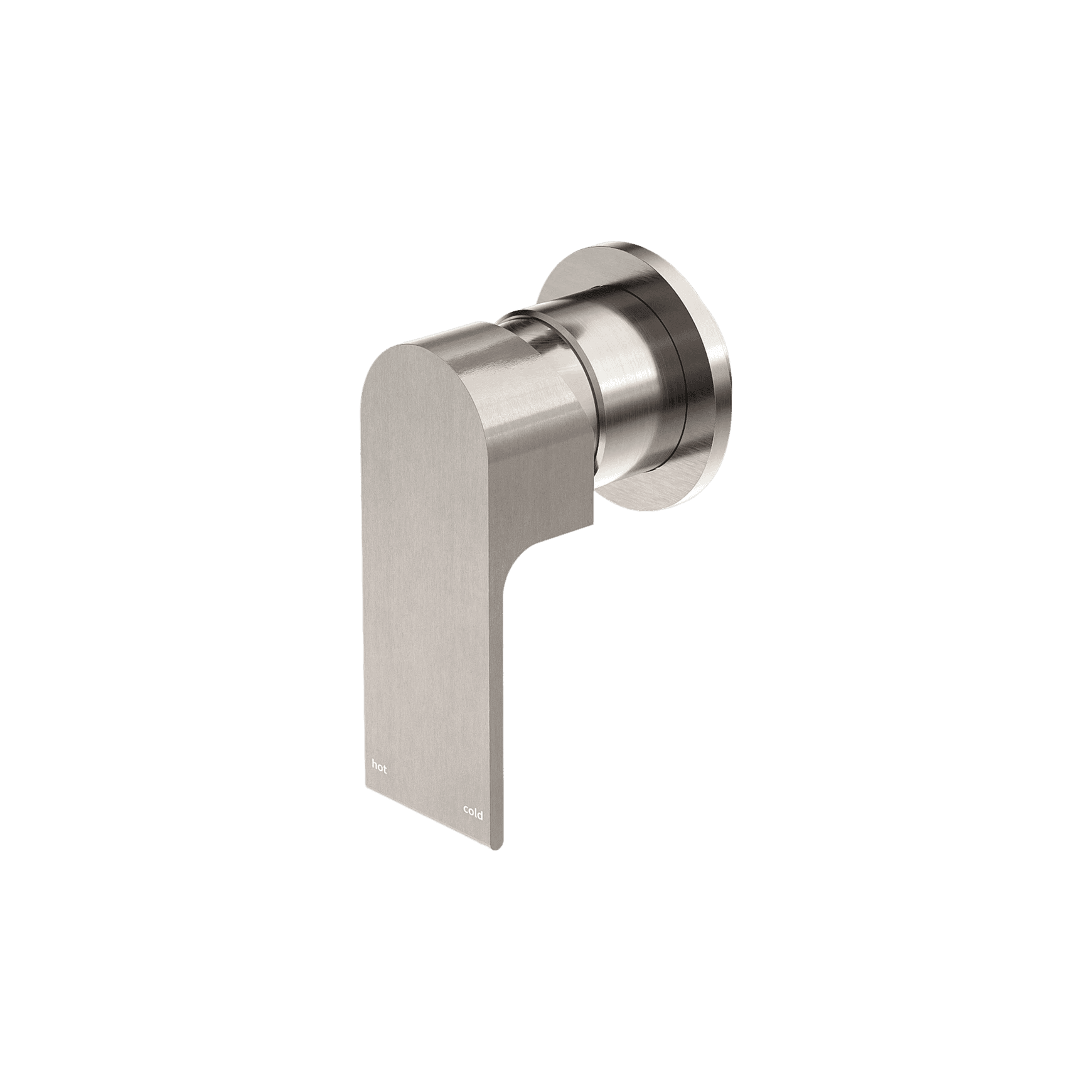 Bianca Shower Mixer 80mm Plate All Pressure Brushed Nickel