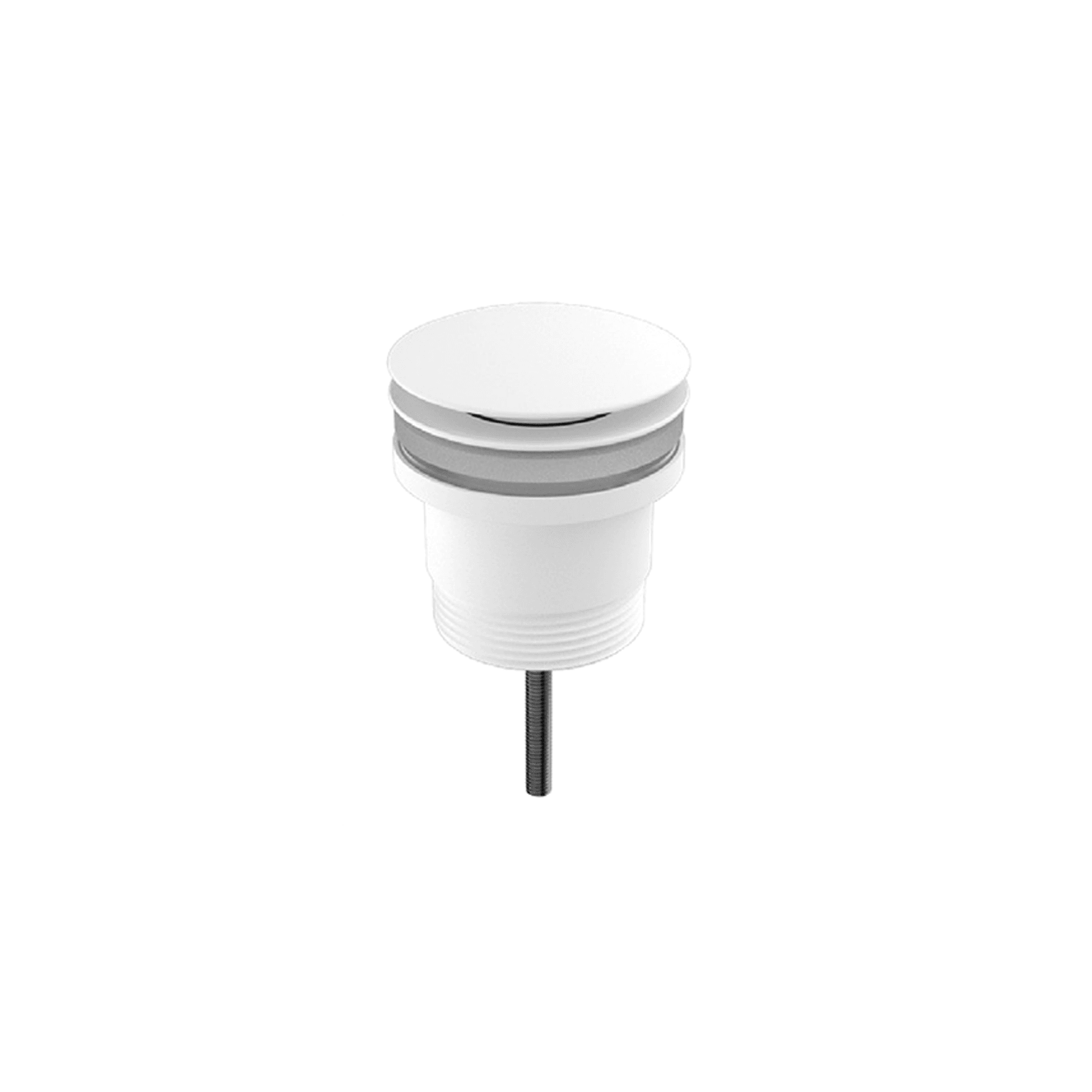 Universal Pop Up Waste Matte White