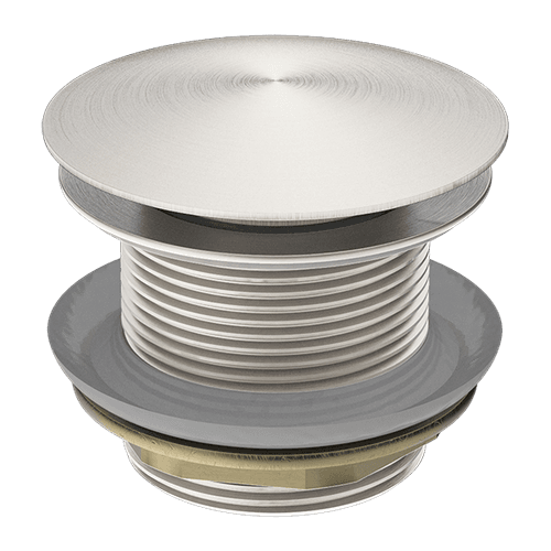 40mm Bath Pop-Up Plug With Removabel Waste No Overflow Brushed Nickel