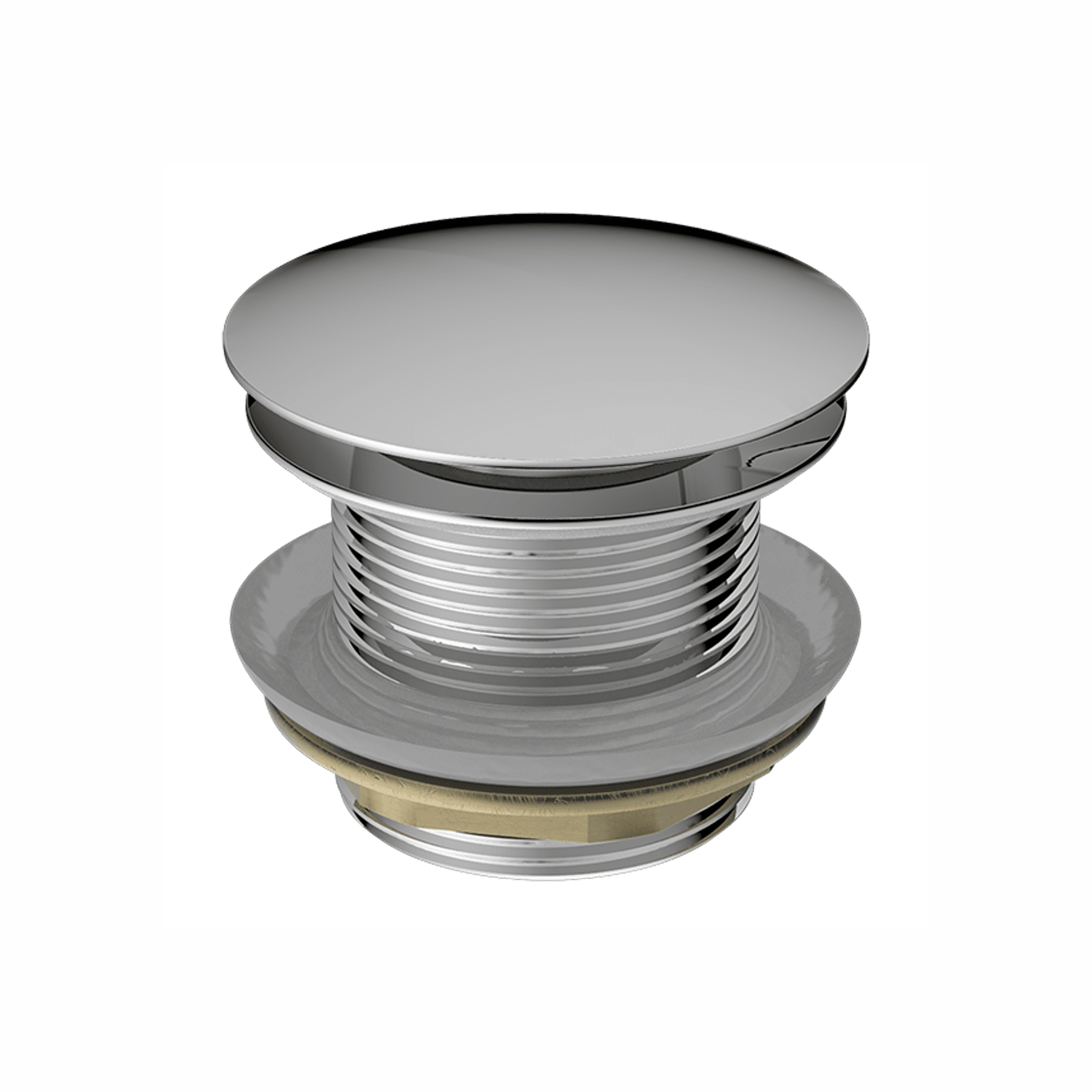 40mm Bath Pop-Up Plug With Removabel Waste No Overflow Chrome