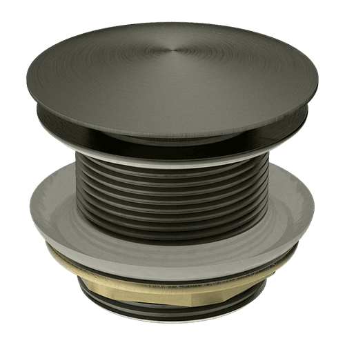 40mm Bath Pop-Up Plug With Removabel Waste No Overflow Graphite