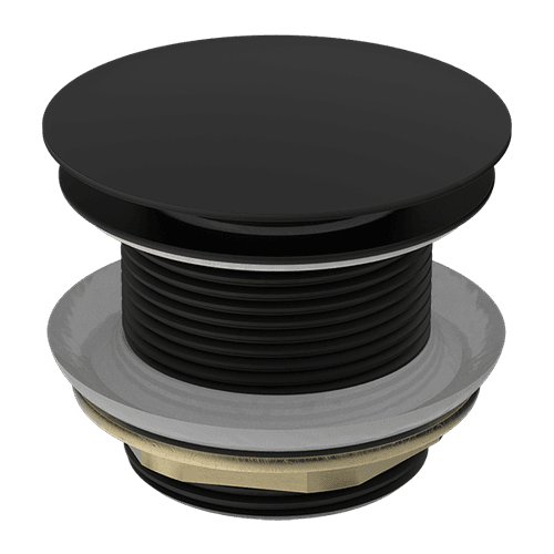 40mm Bath Pop-Up Plug With Removabel Waste No Overflow Matte Black