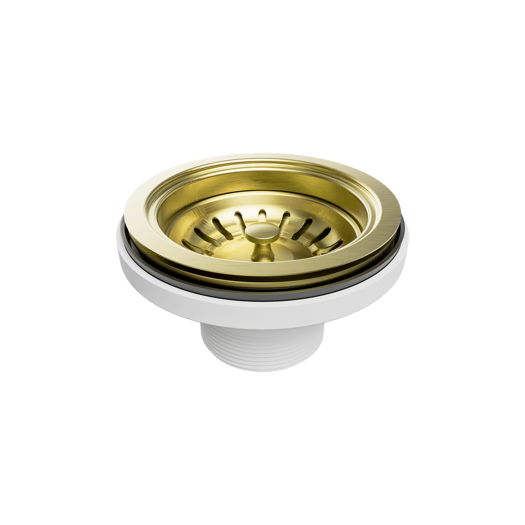 Kitchen Sink Basket Waste Brushed Gold