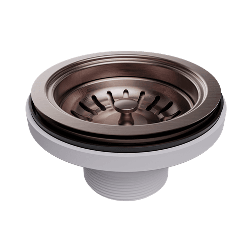 Kitchen Sink Basket Waste Brushed Bronze