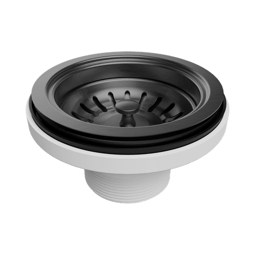 Kitchen Sink Basket Waste Gun Metal