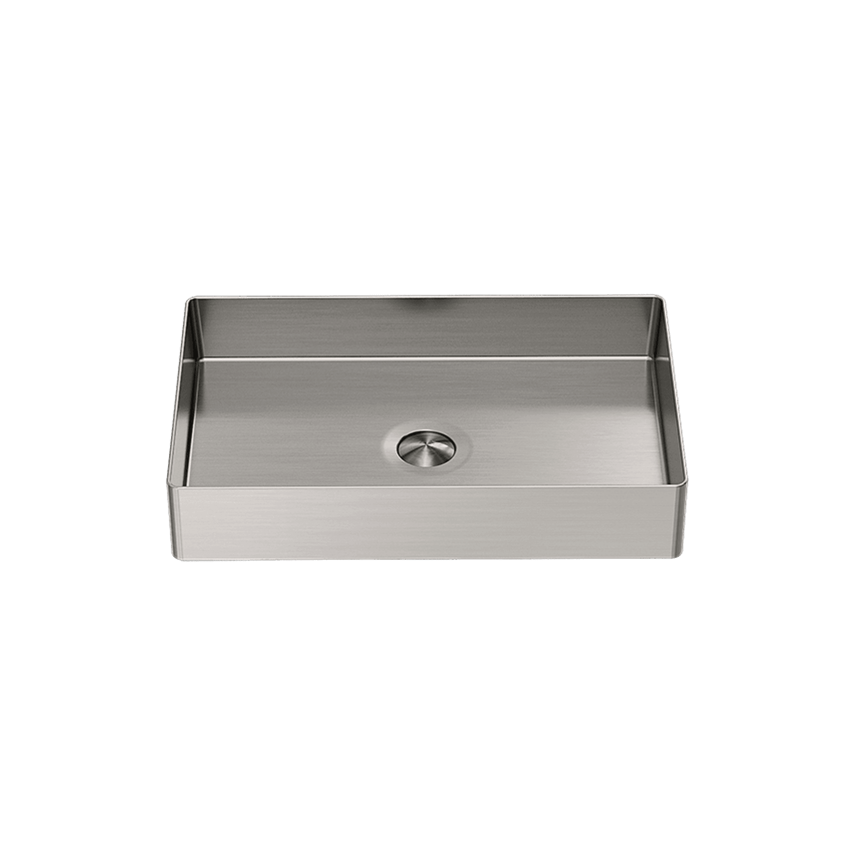 Opal Rectangle Stainless Steel Basin Brushed Nickel