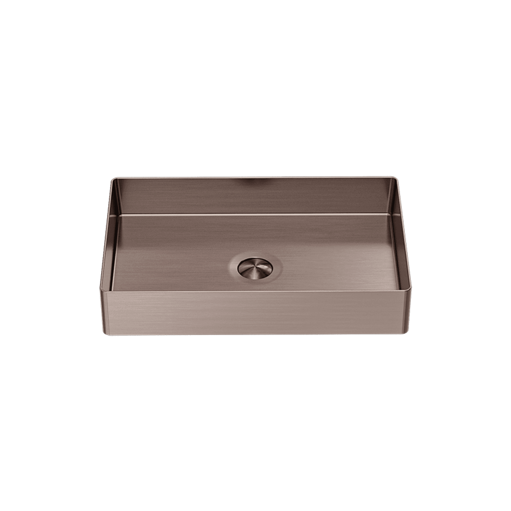 Opal Rectangle Stainless Steel Basin Brushed Bronze