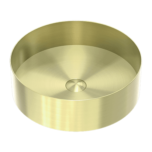 Opal Round 400mm Stainless Steel Basin Brushed Gold