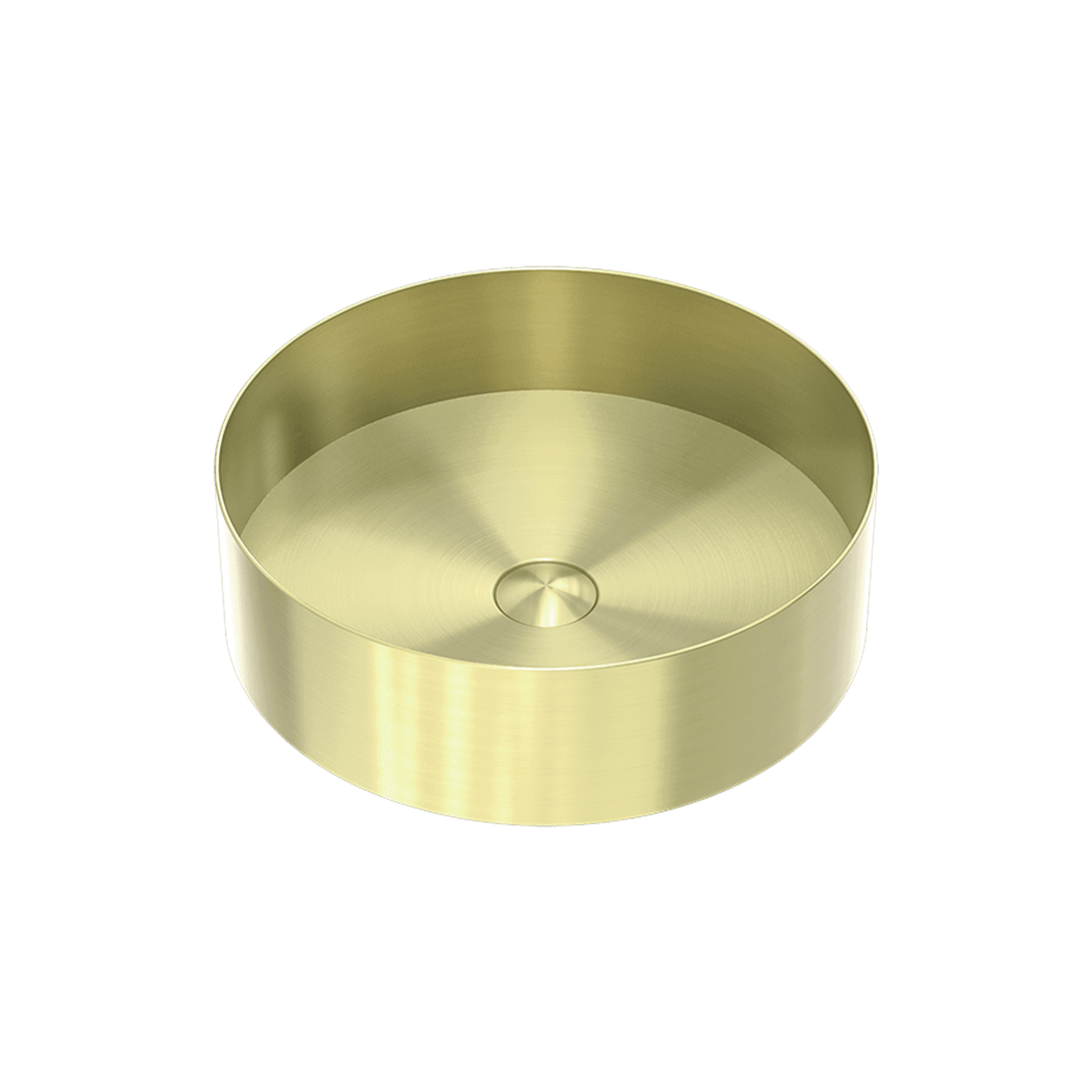 Opal Round 400mm Stainless Steel Basin Brushed Gold