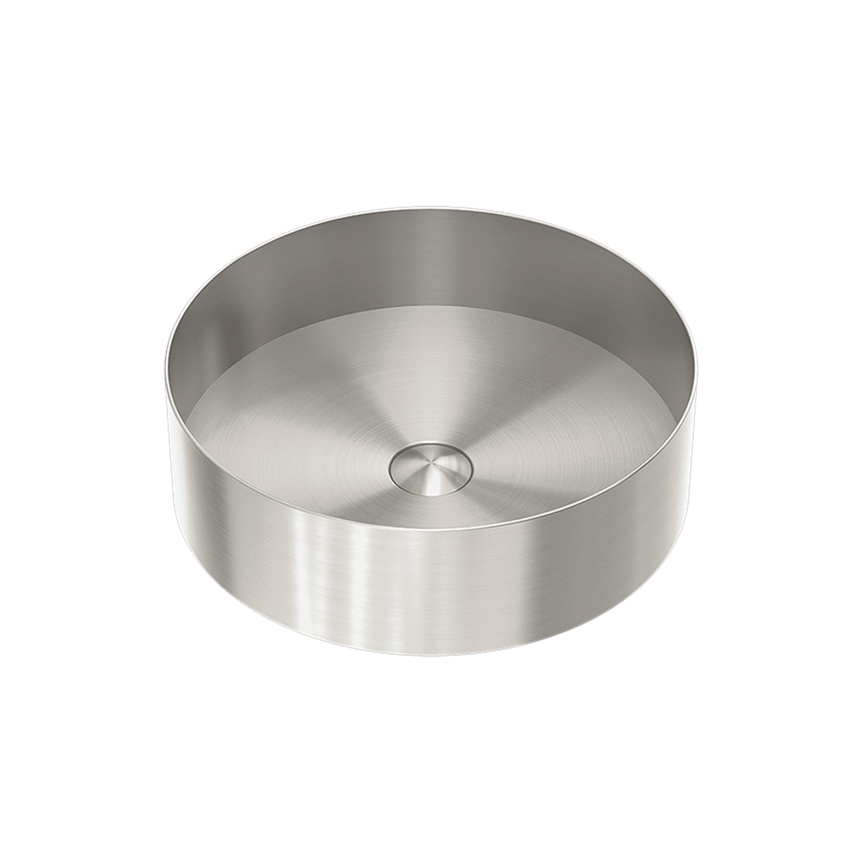 Opal Round 400mm Stainless Steel Basin Brushed Nickel