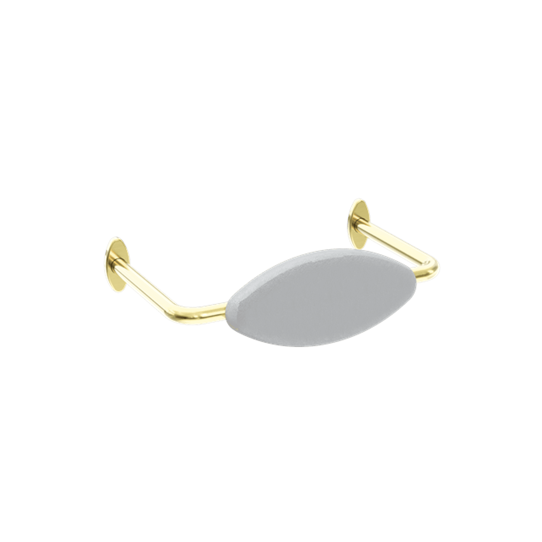 Mecca Care DDA Toilet Backrest Brushed Gold