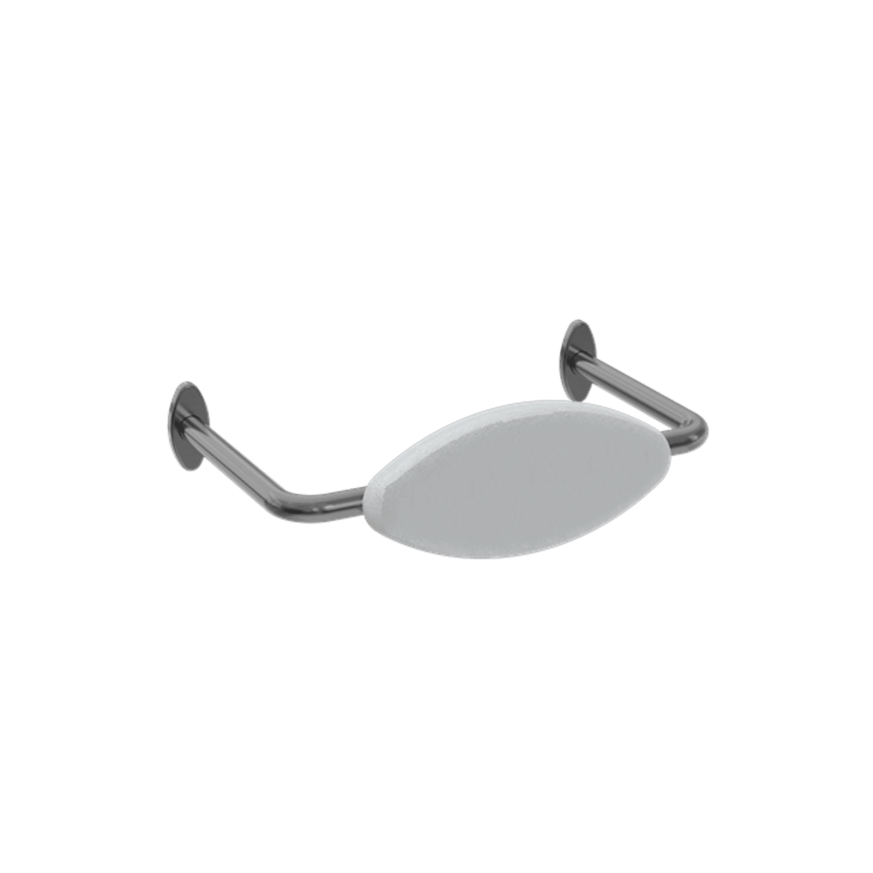 Mecca Care DDA Toilet Backrest Gun Metal