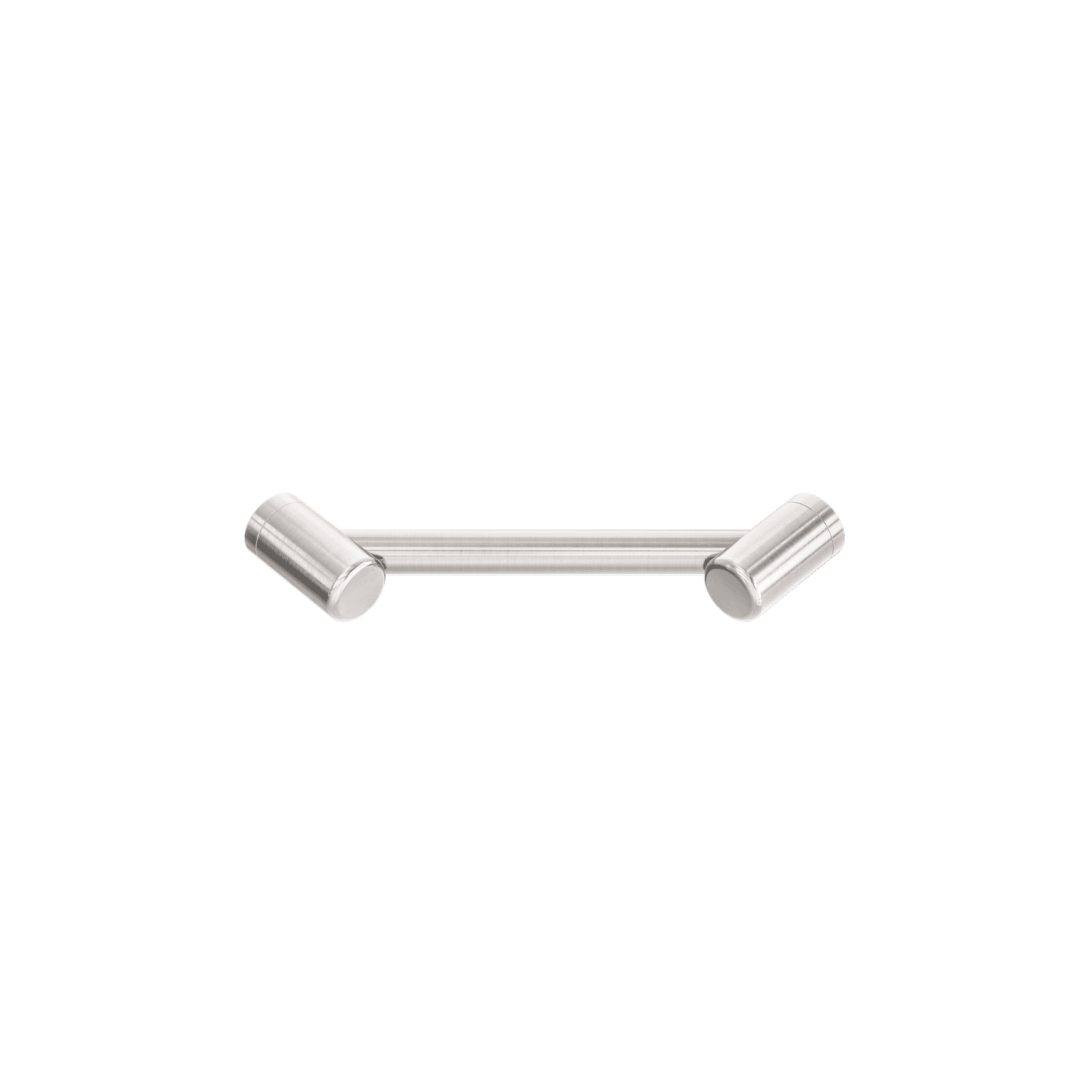 Mecca Care 25mm Footrest Corner Grab Rail 215mm Brushed Nickel