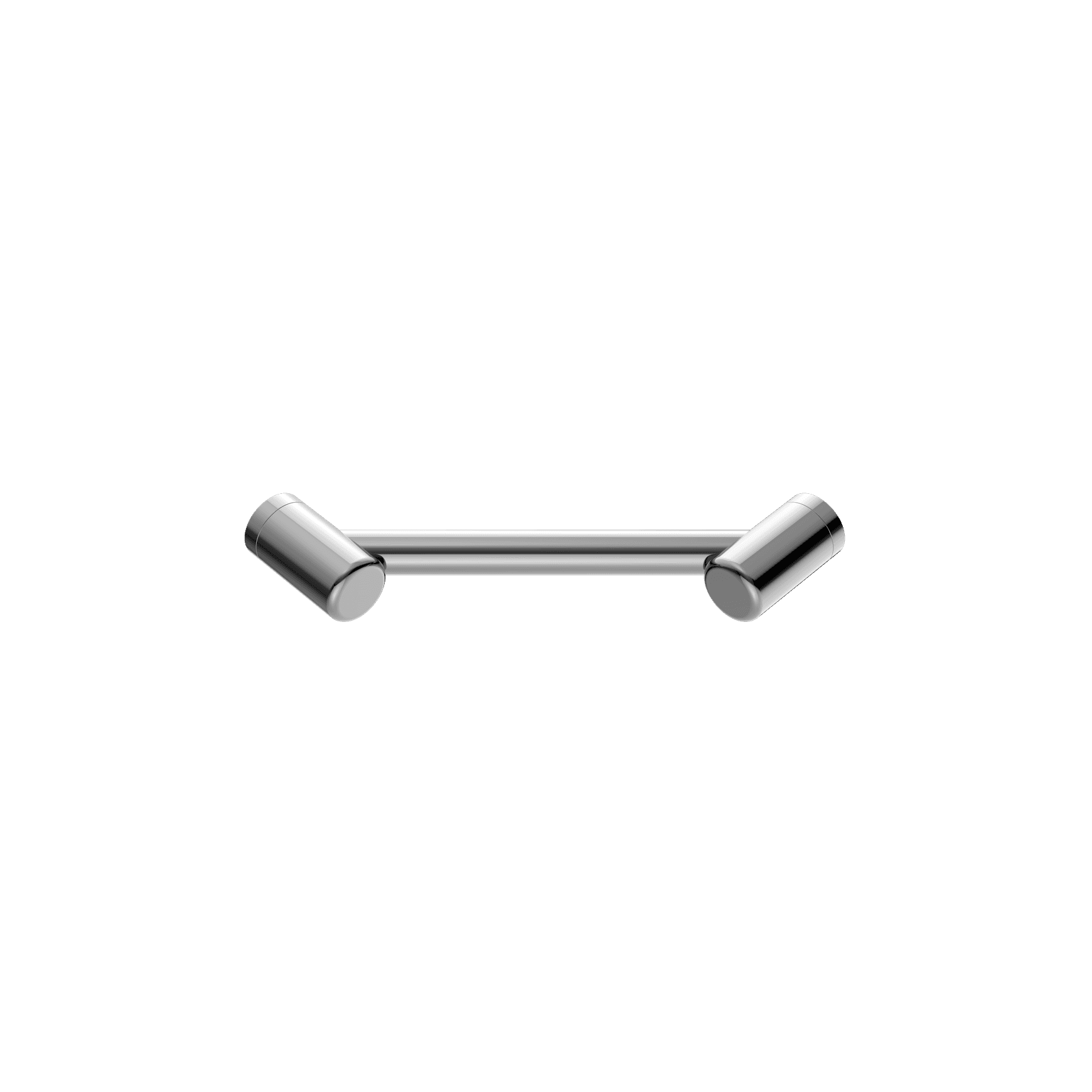 Mecca Care 25mm Footrest Corner Grab Rail 215mm Chrome