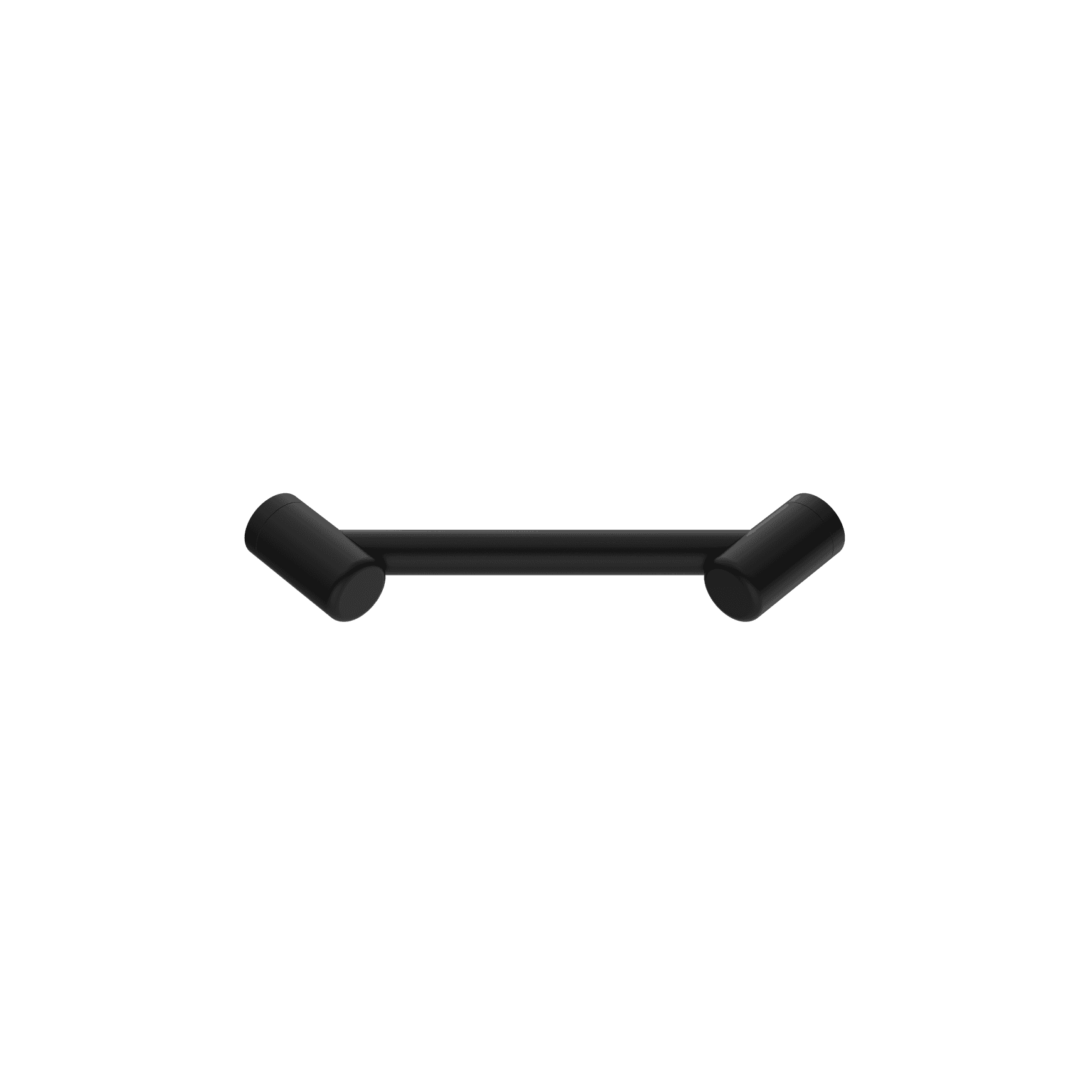 Mecca Care 25mm Footrest Corner Grab Rail 215mm Matte Black
