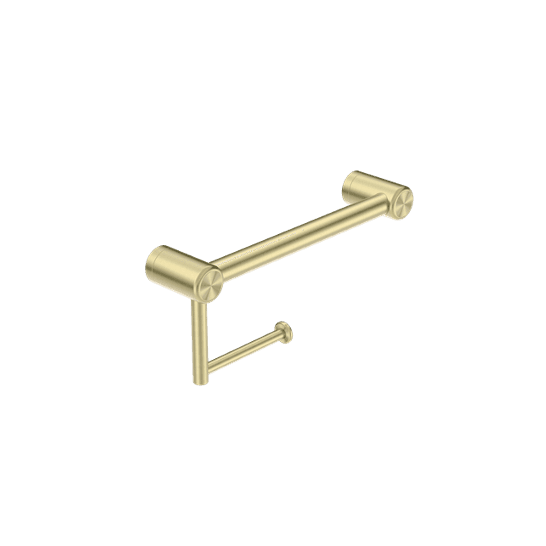 Mecca Care 25mm Toilet Roll Rail 300mm Brushed Gold
