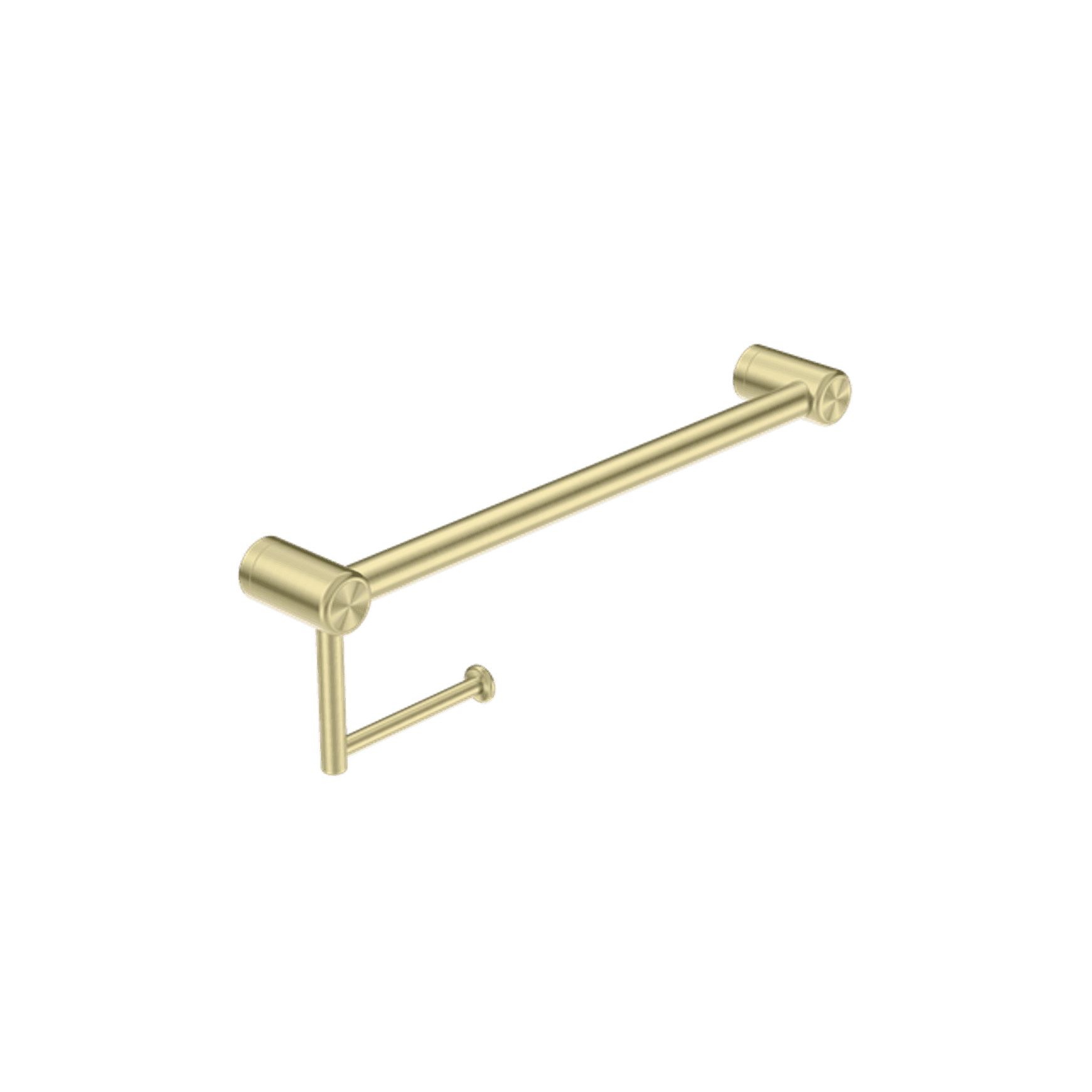 Mecca Care 25mm Toilet Roll Rail 450mm Brushed Gold
