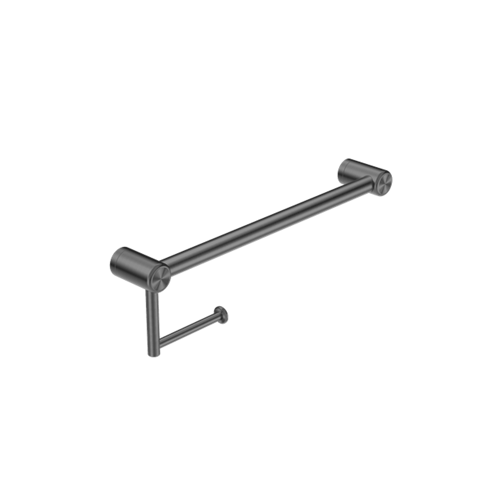 Mecca Care 25mm Toilet Roll Rail 450mm Gun Metal